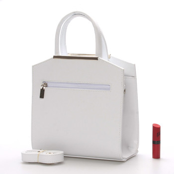 Dámská společenská kabelka bílá - Delami Nathalie