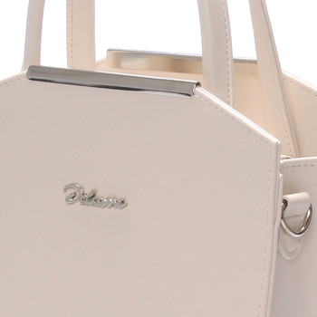 Dámská společenská kabelka béžová - Delami Nathalie