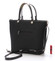 Luxusní dámská kabelka černá struktura - Delami Chantal