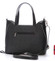 Elegantní dámská kabelka do ruky černá saffiano - Delami Diahann