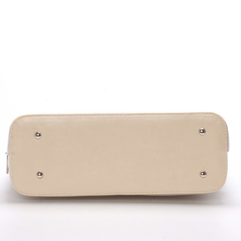 Elegantní dámská kabelka do ruky béžová saffiano - Delami Diahann