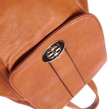 Dámský městský batůžek hnědý - Delami Gallia