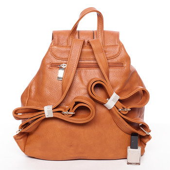 Dámský městský batůžek hnědý - Delami Gallia