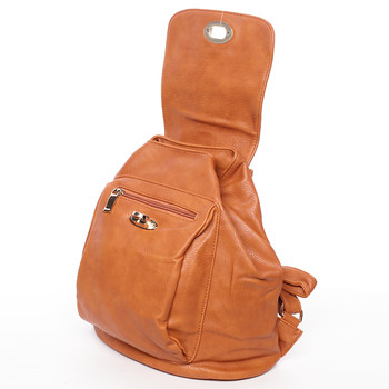 Dámský městský batůžek hnědý - Delami Gallia