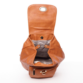 Dámský městský batůžek hnědý - Delami Gallia