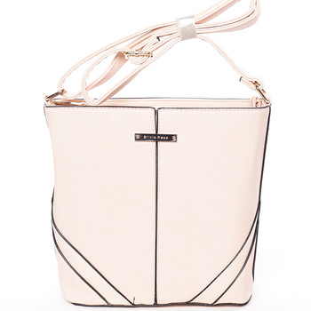 Trendy crossbody kabelka růžová - Silvia Rosa Claribel