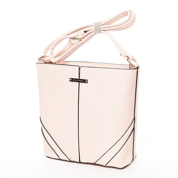 Trendy crossbody kabelka růžová - Silvia Rosa Claribel