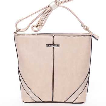 Trendy crossbody kabelka písková - Silvia Rosa Claribel