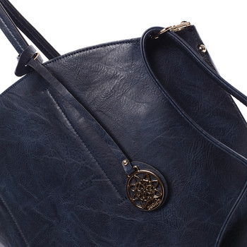 Elegantní dámská kabelka přes rameno modrá - Dudlin Heloise