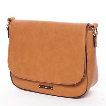 Elegantní crossbody kabelka hnědá - Silvia Rosa Valere