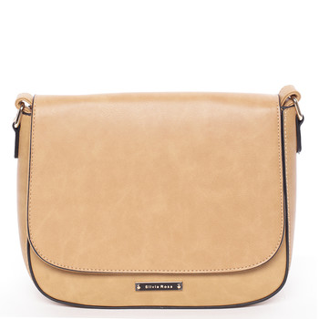 Elegantní crossbody kabelka camel - Silvia Rosa Valere