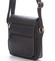 Elegantní pánská kožená taška přes rameno černá - SendiDesign Garnell