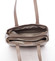 Exkluzivní dámská kožená kabelka taupe - ItalY Logistilla