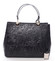 Originální dámská kožená kabelka černá - ItalY Mattie