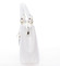 Originální dámská kožená kabelka bílá - ItalY Mattie