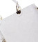 Originální dámská kožená kabelka bílá - ItalY Mattie