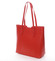 Elegantní dámská kožená kabelka červená - ItalY Aimee