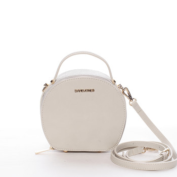 Moderní dámská crossbody kabelka béžová - David Jones Adilene