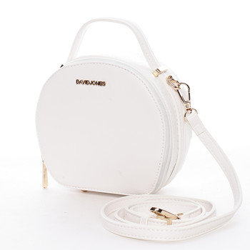 Moderní dámská crossbody kabelka bílá - David Jones Adilene