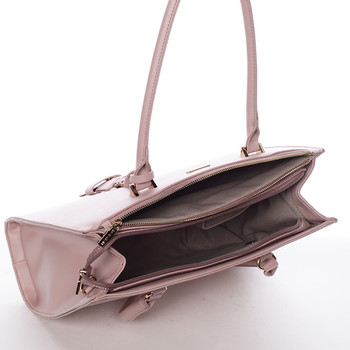 Módní dámská kabelka do ruky růžová - David Jones Aiglentina