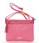 Módní dámská crossbody kabelka fuchsiová - David Jones Mercer