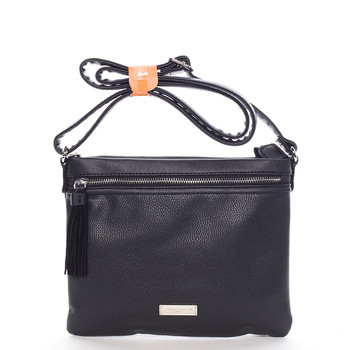 Módní dámská crossbody kabelka černá - David Jones Mercer