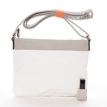 Módní dámská crossbody kabelka bílá - David Jones Mercer