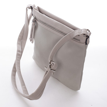 Moderní dámská crossbody kabelka tmavě šedá - David Jones Azurine