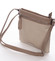 Moderní dámská crossbody kabelka béžová - David Jones Azurine