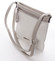 Moderní dámská crossbody kabelka krémově šedá - David Jones Azurine