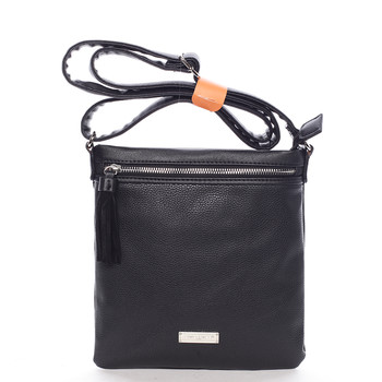 Moderní dámská crossbody kabelka černá - David Jones Azurine