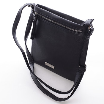 Moderní dámská crossbody kabelka černá - David Jones Azurine