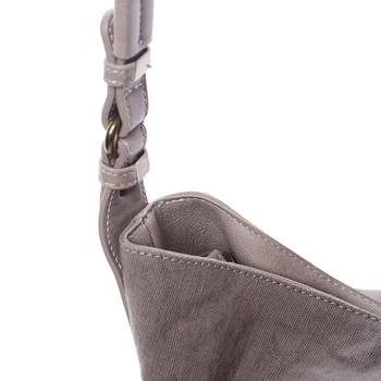 Módní dámská kabelka přes rameno šedá - David Jones Lotye