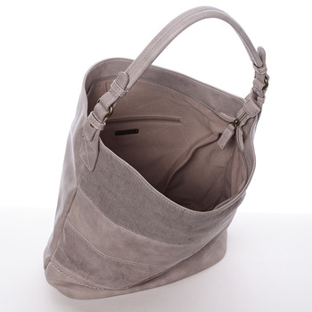 Módní dámská kabelka přes rameno šedá - David Jones Lotye