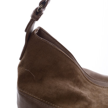 Módní dámská kabelka přes rameno hnědá - David Jones Lotye