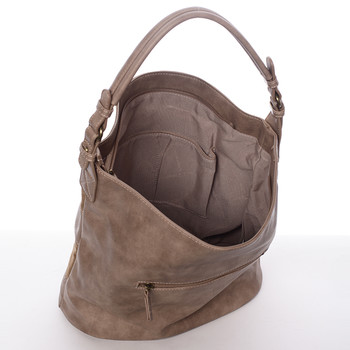 Módní dámská kabelka přes rameno hnědá - David Jones Lotye