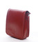 Luxusní červená kožená taška přes rameno ItalY Harper