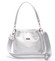 Dámská crossbody kabelka stříbrná - Delami Fanetta