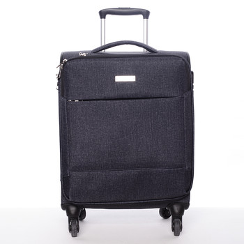 Odlehčený cestovní kufr šedý - Menqite Kisar S