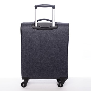 Odlehčený cestovní kufr šedý - Menqite Kisar M