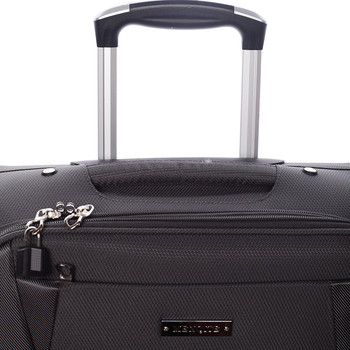 Cestovní kufr šedý - Menqite Prue L