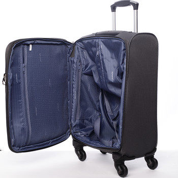 Cestovní kufr šedý - Menqite Prue L