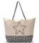 Plážová šedá taška - Delami Stars