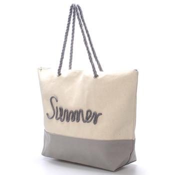 Plážová šedá taška Summer - Delami Sunline