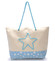 Plážová světle modrá taška - Delami Stars