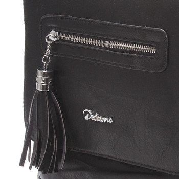 Dámská crossbody kabelka černá - Delami Sun