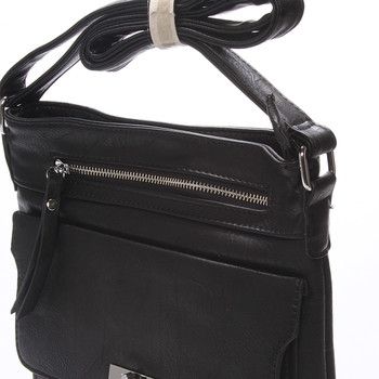 Dámská černá crossbody kabelka - Delami Josse