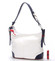 Bílá kožená kabelka přes rameno crossbody ItalY Harmony