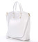 Bílá kožená kabelka do ruky - ItalY Sydney