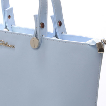 Luxusní světle modrá dámská kabelka - Delami Chantal